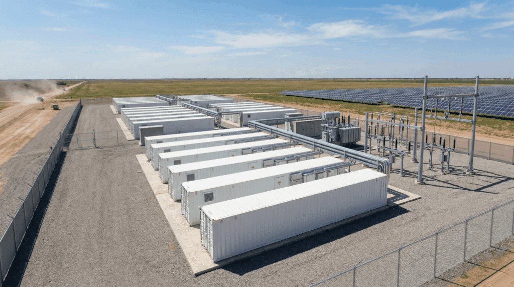 Commercial battery energy storage system for solar integration
